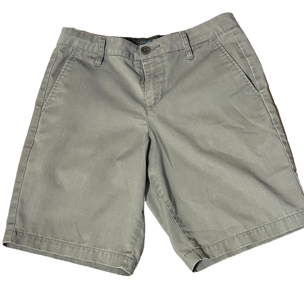 Mens Blue Crown Gray Shorts
